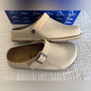 NIB Birkenstock Lutry Premium Suede Clog Size 39 Medium/Narrow